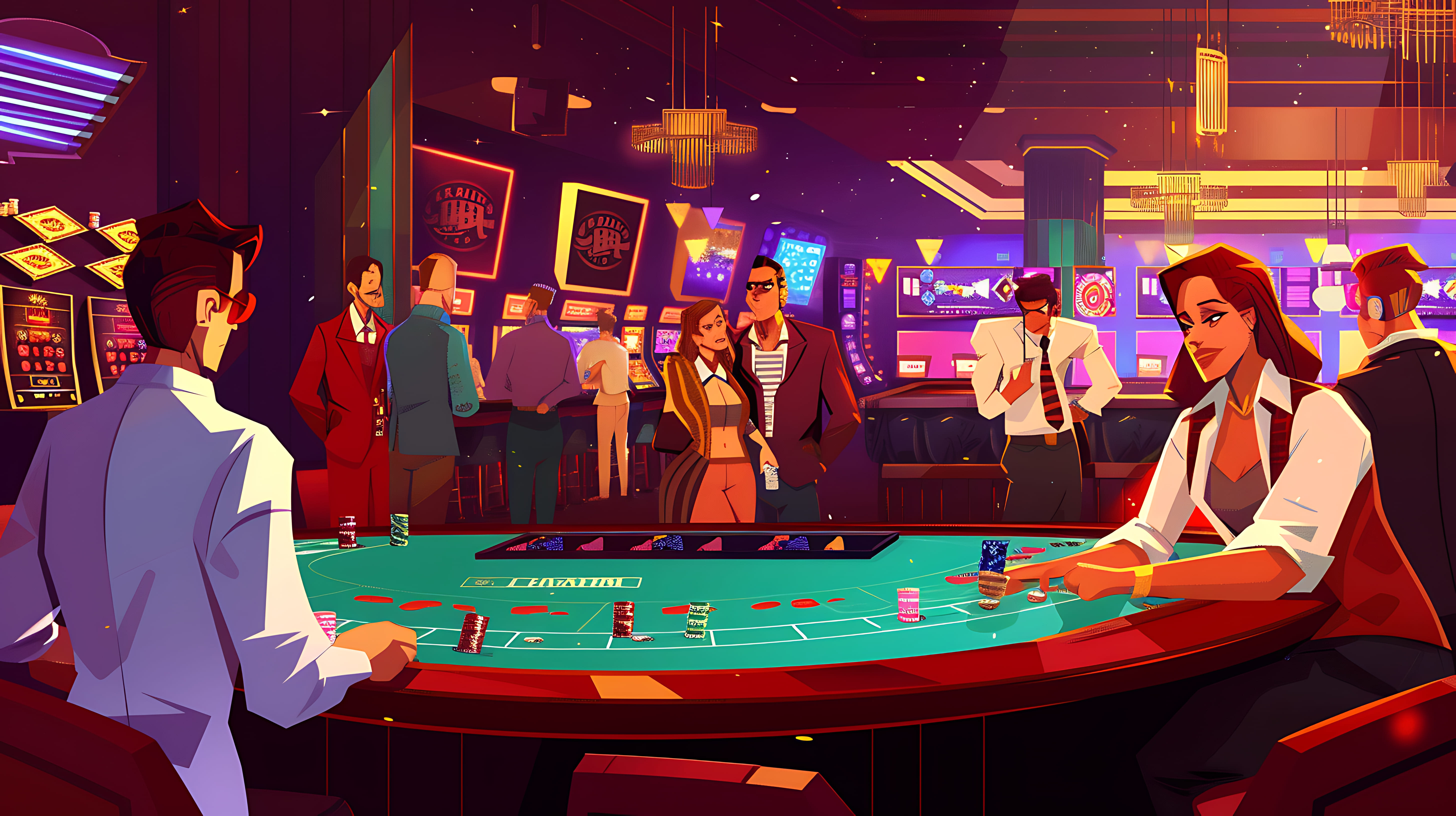 Player enjoying a social reel-based game